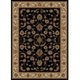 thumbnail image 1 of Radici Usa Como Area Rug 1596 Black Italian Bordered 7' 9" x 11' Rectangle, 1 of 2
