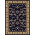thumbnail image 1 of Radici Usa Como Area Rug 1596 Navy Blue Italian Bordered 5' 5" x 7' 7" Rectangle, 1 of 2