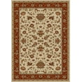 thumbnail image 1 of Radici Usa Como Area Rug 1597 Ivory Italian Bordered 2' 2" x 7' 7" Rectangle, 1 of 2