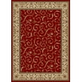 thumbnail image 1 of Radici Usa Como Area Rug 1599 Red Italian Bordered 9' 10" x 12' 10" Rectangle, 1 of 3