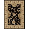 thumbnail image 1 of Radici Usa Como Area Rug 1621 Black Italian Bordered 7' 9" x 11' Rectangle, 1 of 2