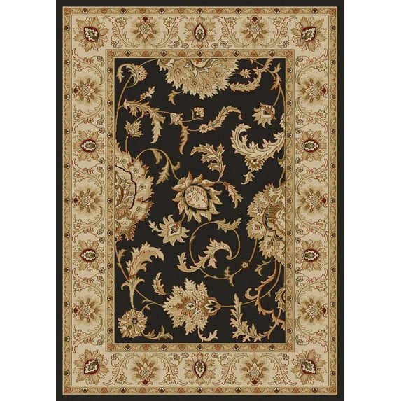 Radici Usa Como Area Rug 1621 Brown Italian Bordered 3' 3" x 4' 11" Rectangle