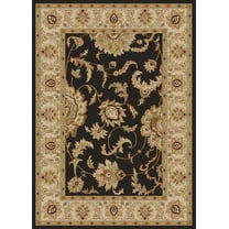 Radici Usa Como Area Rug 1621 Brown Italian Bordered 7' 9" x 11' Rectangle