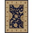 thumbnail image 1 of Radici Usa Como Area Rug 1621 Navy Blue Italian Bordered 9' 10" x 12' 10" Rectangle, 1 of 3
