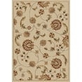 thumbnail image 1 of Radici USA Como 65" x 91" Rectangular Fabric Rug in Ivory, 1 of 2