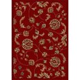 thumbnail image 1 of Radici Usa Como Area Rug 1835 Transitional Red Scrolls Blossoms 2' 2" x 7' 7" Rectangle, 1 of 2