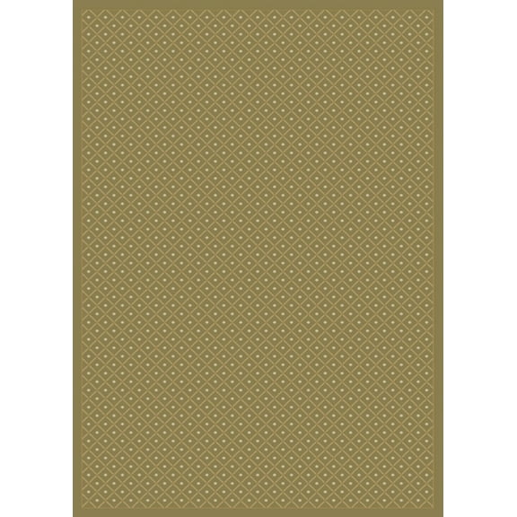 Radici Usa Como Area Rug 782 Traditional Green Boxes Dots 2' 2" x 7' 7" Rectangle