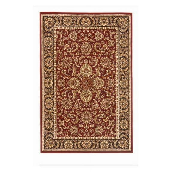Radici Usa Noble Area Rug 1305 Burgundy Bordered Persian 2' 2" x 8' Rectangle