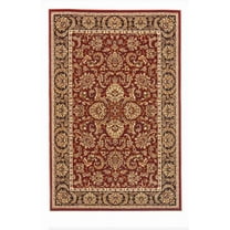 Radici Usa Noble Area Rug 1305 Burgundy Bordered Persian 3' 3" x 5' 4" Rectangle