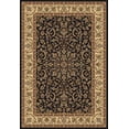 thumbnail image 1 of Radici Usa Noble Area Rug 1318 Black Bordered Medallion 3' 3" x 5' 4" Rectangle, 1 of 3
