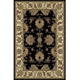 thumbnail image 1 of Radici Usa Noble Area Rug 1330 Black European Bordered 7' 9" x 9' 6" Rectangle, 1 of 2