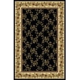 thumbnail image 1 of Radici Usa Noble Area Rug 1427 Black Floral Country 7' 9" x 9' 6" Rectangle, 1 of 2