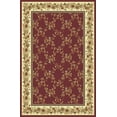 thumbnail image 1 of Radici Usa Noble Area Rug 1427 Burgundy Floral Country 5' 5" x 8' 3" Rectangle, 1 of 2