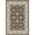thumbnail image 1 of Radici Usa Pisa Area Rug 1780 Brown Bordered Vines 2' 2" x 7' 7" Rectangle, 1 of 2