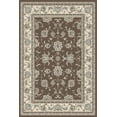 thumbnail image 1 of Radici Usa Pisa Area Rug 1780 Brown Bordered Vines 3' 3" x 4' 11" Rectangle, 1 of 2