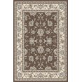 thumbnail image 1 of Radici Usa Pisa Area Rug 1780 Brown Bordered Vines 5' 3" x 7' 3" Rectangle, 1 of 2