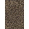 thumbnail image 1 of Radici Usa Pisa Area Rug 1845 Brown Swirls Curls 5' 3" x 7' 3" Rectangle, 1 of 2