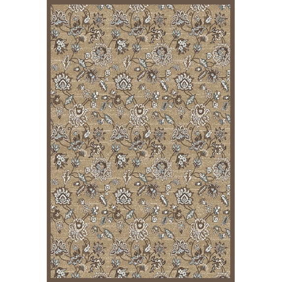 Radici Usa Pisa Area Rug 3475 Beige Vines Leaves 7' 10" x 10' 6" Rectangle
