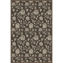 Radici Usa Pisa Area Rug 3475 Brown Vines Leaves 7' 10" x 10' 6" Rectangle