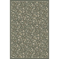 Radici Usa Pisa Area Rug 6674 Light Green Leaves Vines 7' 10 x 7' 10" Round