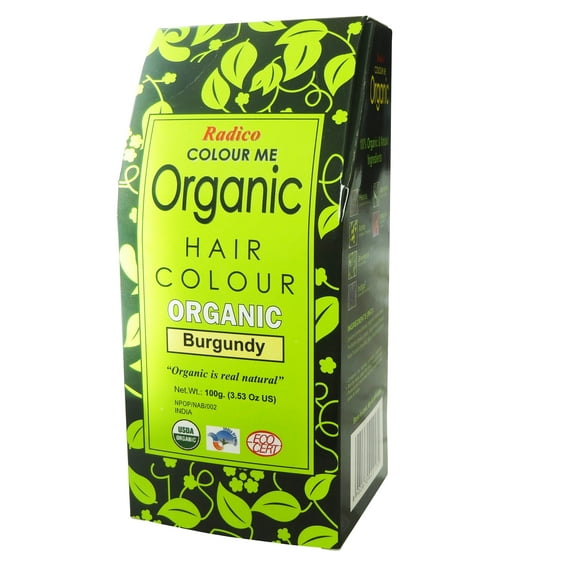 Radico Colour Me Organic Natural Hair Colour - Burgundy 100g