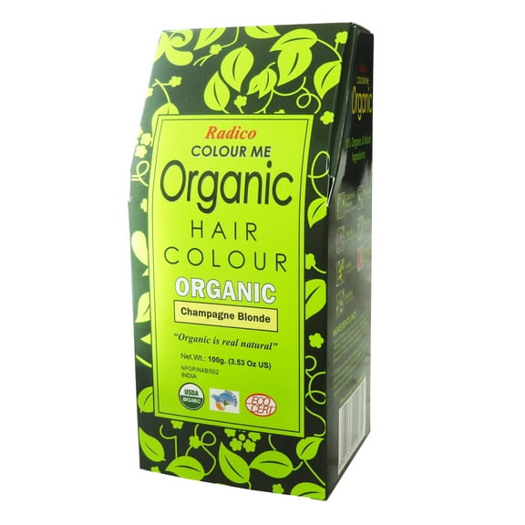 Radico Colour Me Organic Natural Hair Colour - Champagne Blonde 100g