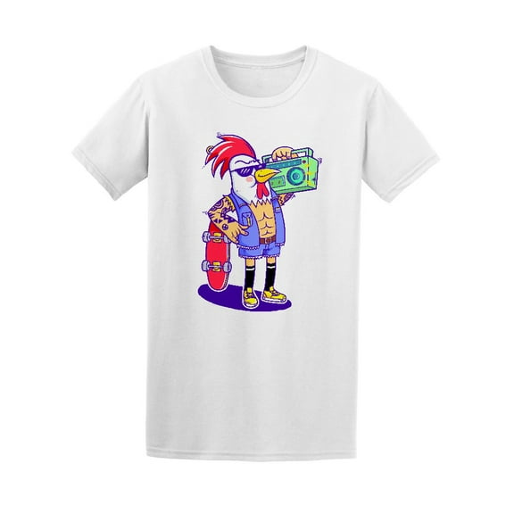 Radio Chicken T-Shirt Men -Image by Shutterstock, Male XX-Large