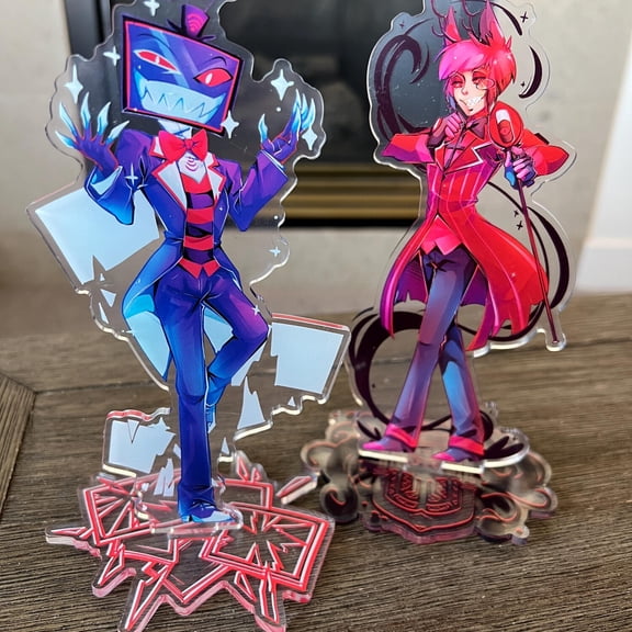 Radio Demon Character and TV Demon Character Human/Demon Satndee 15cm (6in)s, Acrylic Figure Desktop Decoration, RANDOM 1 PACK