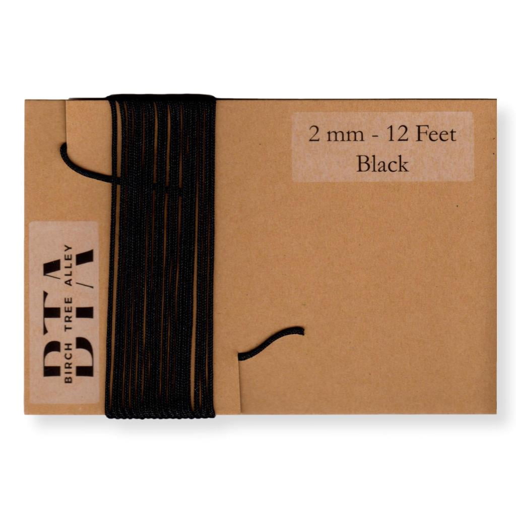 Radio Dial Cord Braided Nylon String for Vintage Radio Dial Drive Black