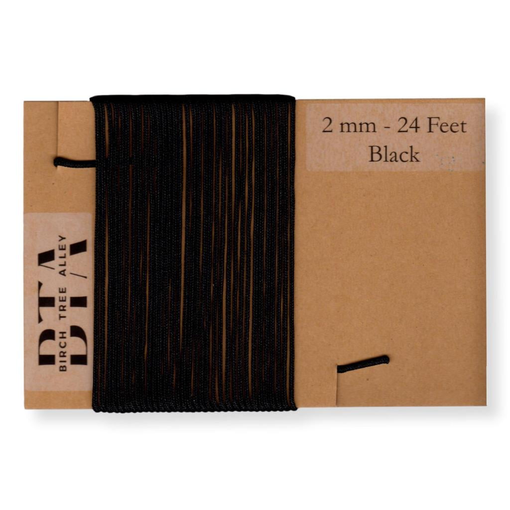 Radio Dial Cord Braided Nylon String for Vintage Radio Dial Drive Black