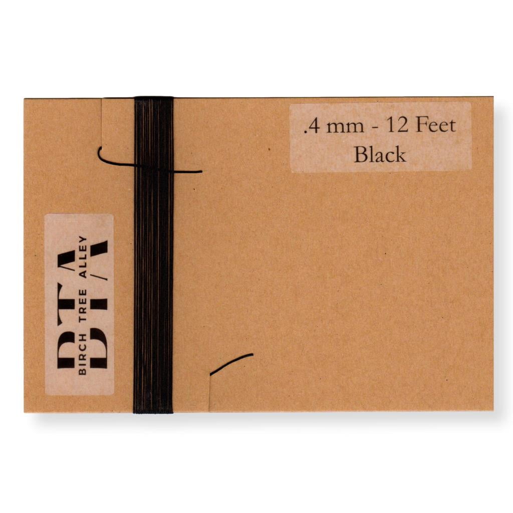 Radio Dial Cord Braided Nylon String for Vintage Radio Dial Drive Black