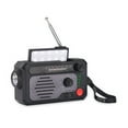 thumbnail image 1 of Radio Disaster Prevention Emergency Solar Flashlight With Bluetooth Hand-cranked Power Generation Multi-function Outdoor Lighting Radio ,Listen Anytime, Anywhere, 1 of 5
