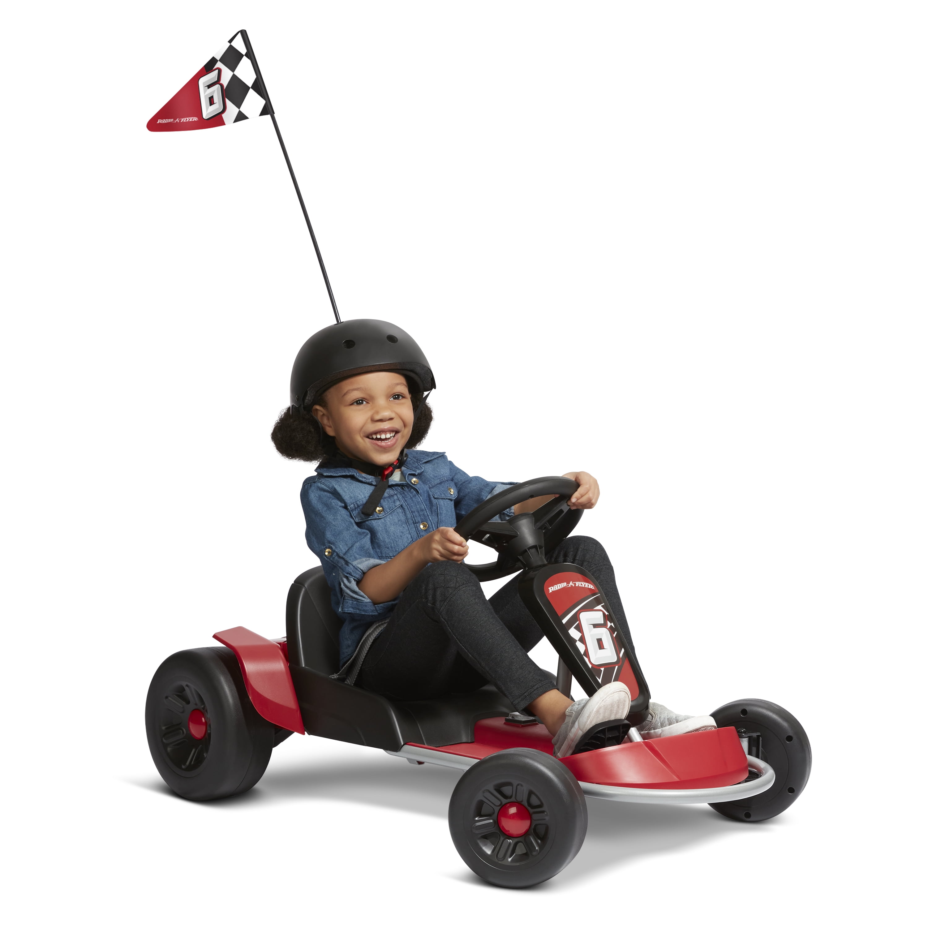 Radio Flyer, 12V Turbo GoKart, Battery Powered Riding Toy for Kids