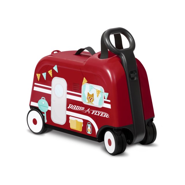 Radio Flyer, 3in1 Happy Trav’ler Camper, Unisex Storage Rideon