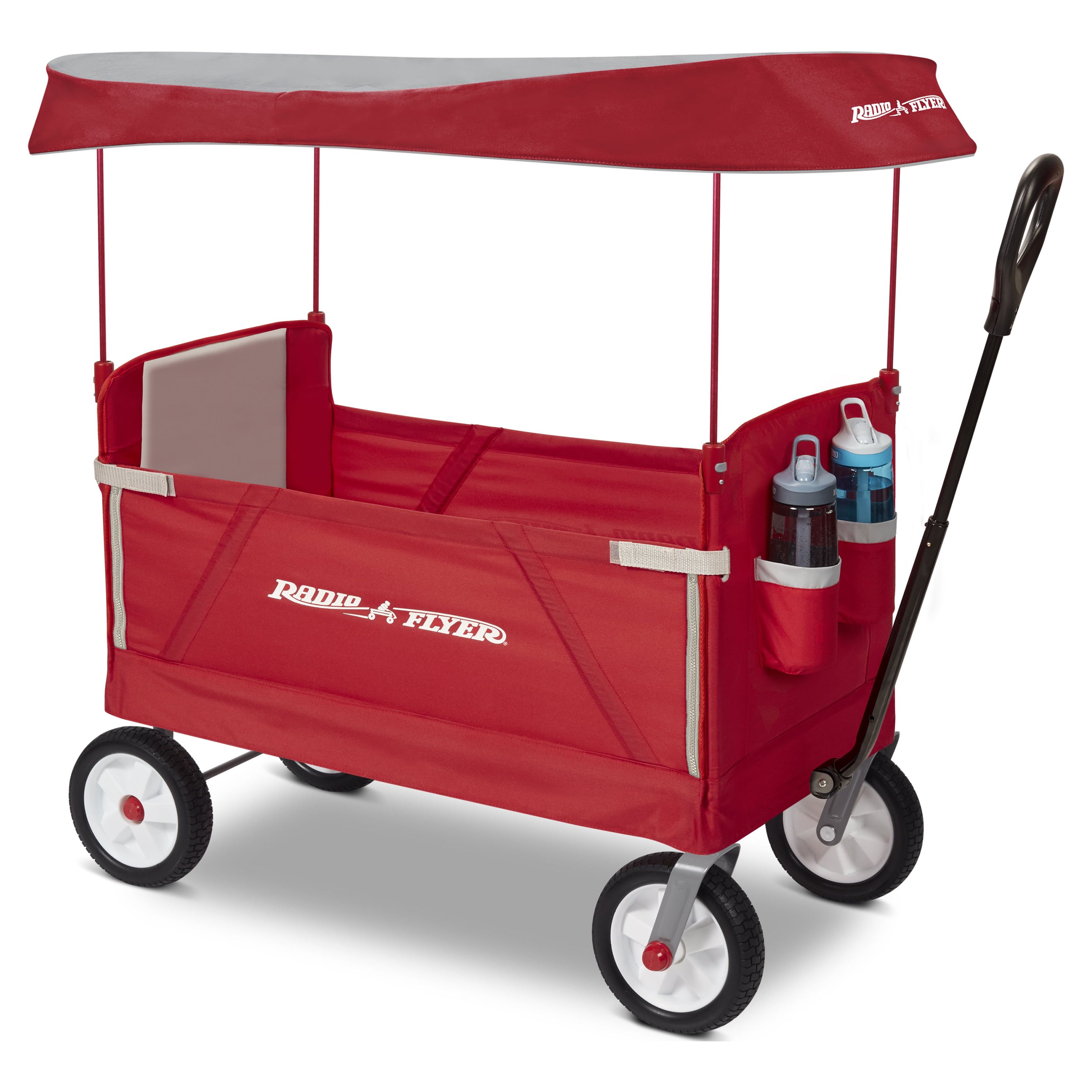 Radio Flyer, 3-in-1 off-Road EZ Folding Kids Wagon with Canopy, Puncture Proof Tires, Red - image 1 of 14