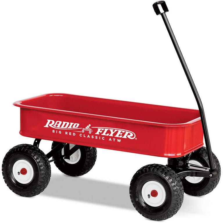 NEW Radio Flyer 1800 Big Red Classic ATW Wagon All-Terrain Air Tires METAL