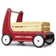 Radio Flyer, Classic Walker Wagon, Wood Push Walker, Red