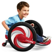 Radio Flyer, Cyclone Ride-on for Kids, Arm Powered, 16 Wheels, Red, Multipack Quantity 1