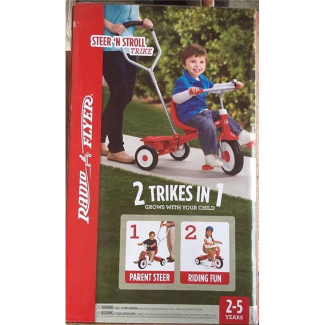 Radio Flyer Deluxe Steer & Stroll Trike, Boys & Girls