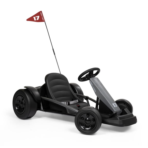 Radio Flyer Extreme Drift Electric Go-Kart from 5 Years and Up - Black- 1 Count