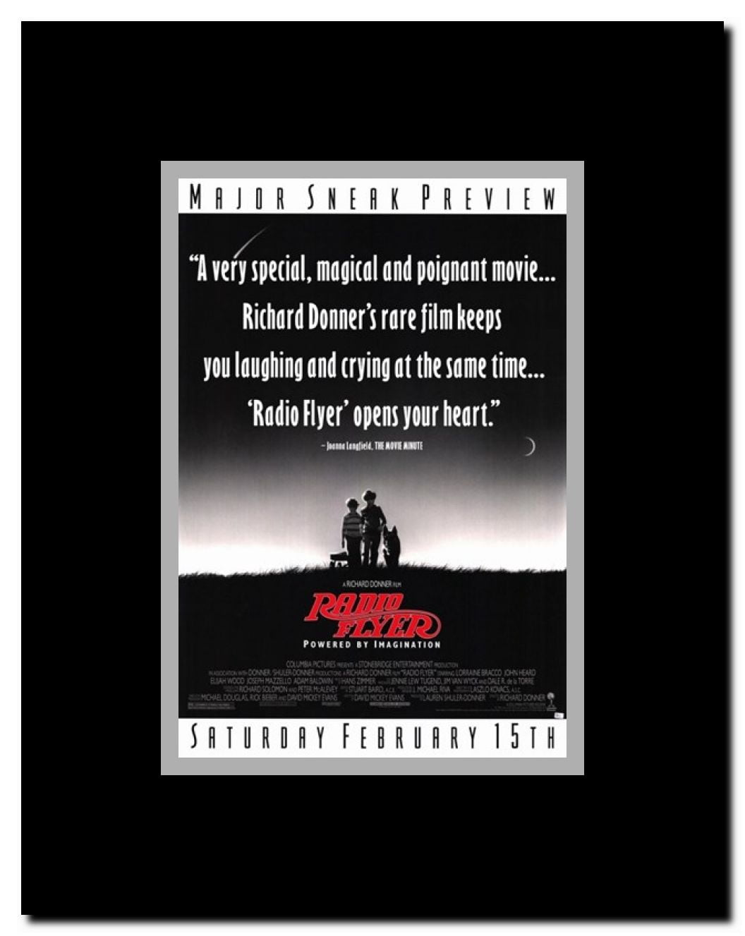 Radio Flyer Framed Movie Poster