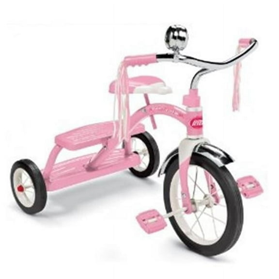 Radio Flyer Girls Classic Pink Dual Deck Tricycle