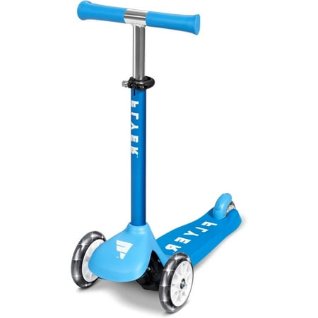 Radio Flyer Kids Toddler Flyer Glider Jr., Ride On Toy with Light Up Wheels, Blue