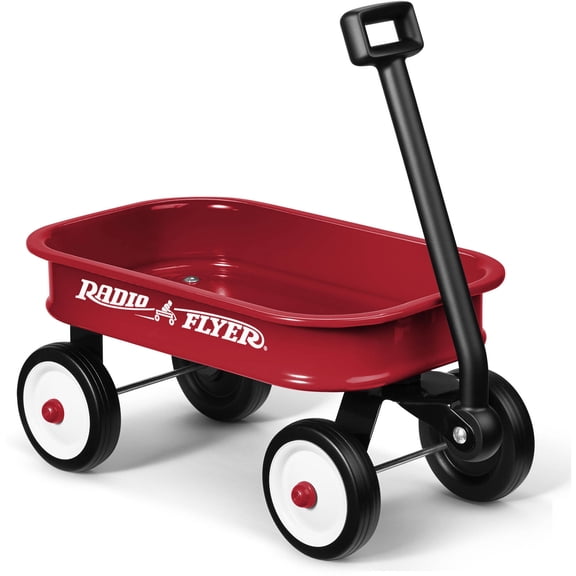 Radio Flyer, Little Red Toy Wagon (12.7" Long x 5.7" Tall), Miniature Wagon, Red