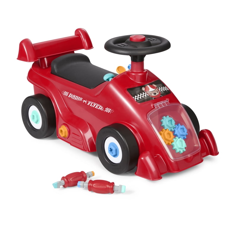 Radio Flyer Ride & Deliver Truck ridspeelgoed rood voor kinderen vanaf 2 jaar Radio Flyer Ride & Deliver Truck ridspeelgoed rood voor kinderen vanaf 2 jaar