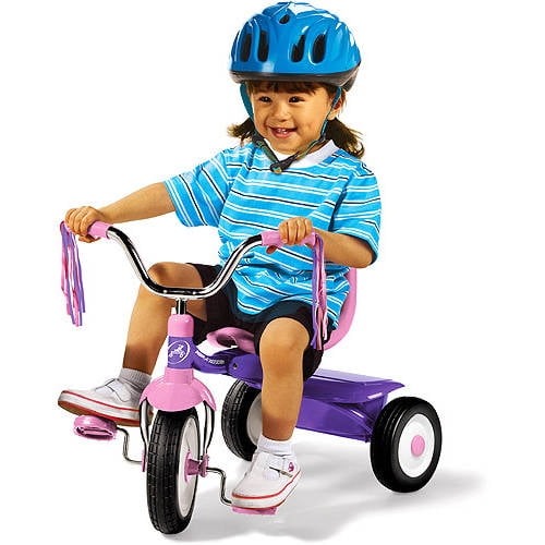 Radio Flyer Ready to Ride Folding Trike with Streamers for Ages 2-5