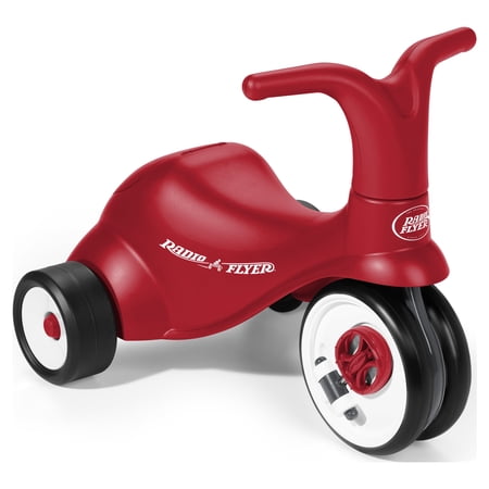 Radio Flyer Scoot 2 Pedal, 2-in-1 Ride-on and Tricycle, Kids Beginner Bike