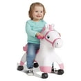 thumbnail interactive-video image 1 of Radio Flyer, Socks: Rolling Pony, Plush Caster Ride-on Horse for Girls and Boys, 1 of 10