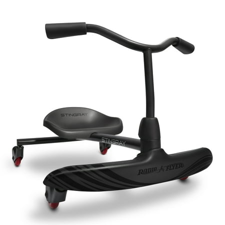 Radio Flyer Stingray, Caster Scooter Ride-On for Kids with Handles, 360 Spins