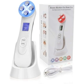 Radio Frequency Skin Tightening Machine, 6-in-1 Rechargeable Anti-Aging Skin Care Microcurrent Facial Device, Red Light, Wrinkle Remove, Rejuvenation, Skin-Firming